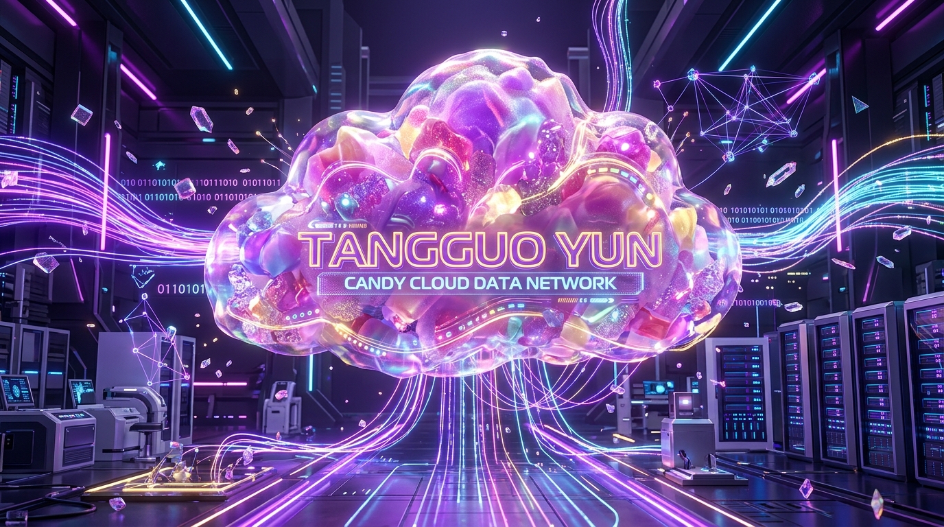糖果云 TangGuoYun 晶莹糖果高科技概念美图